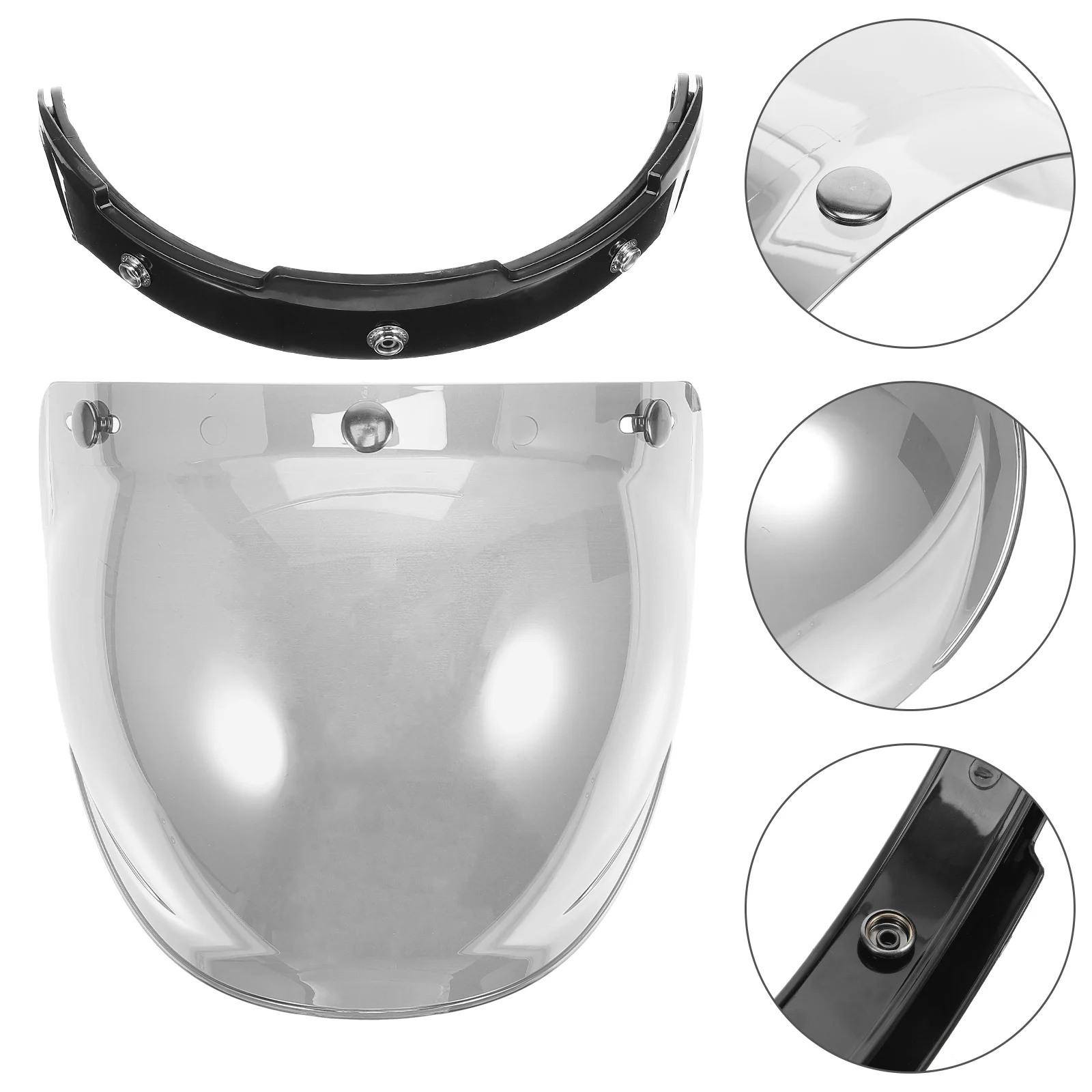 

Motorcycle Visor Replacement High Quality Pc Windproof Sun Rain Protective Outdoor Cycling Visor For Bike Bracket