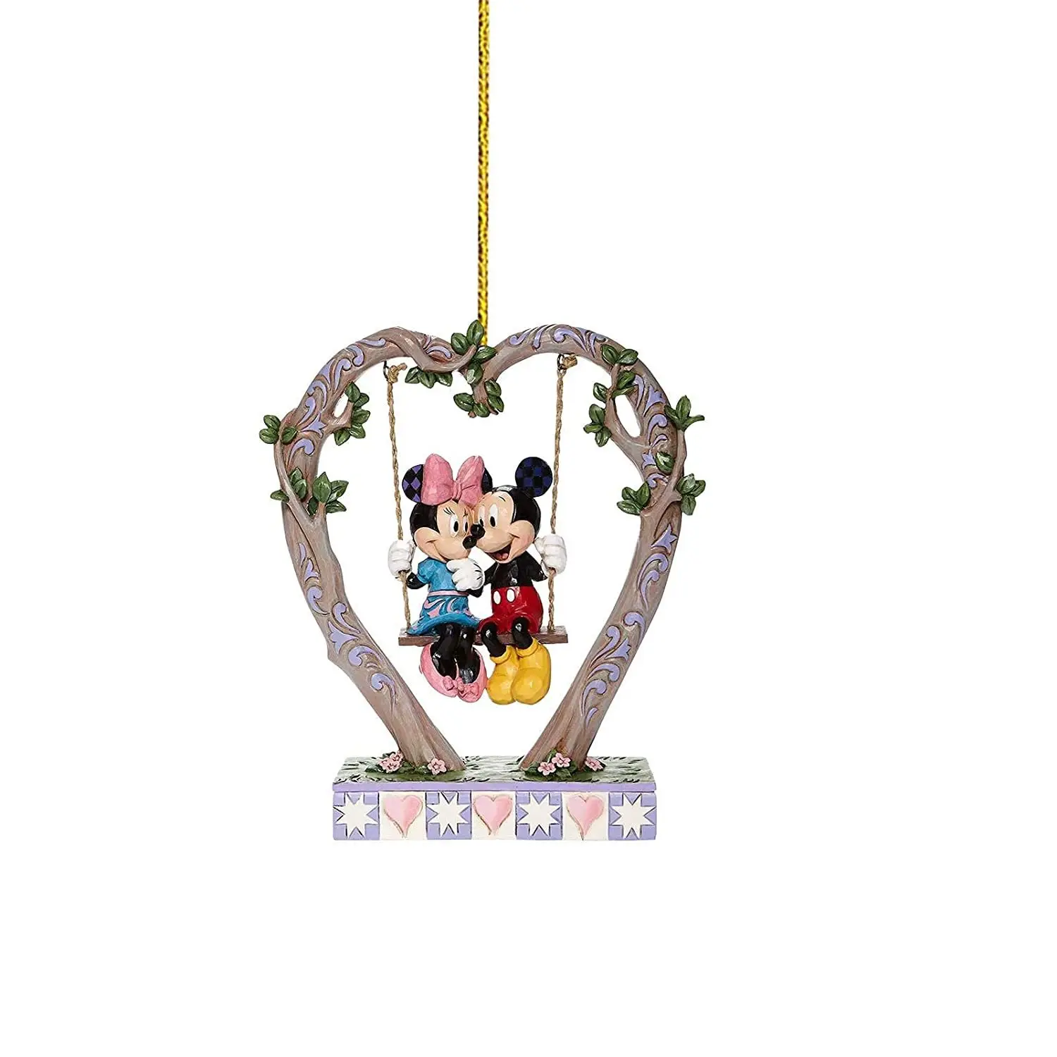 6 szt. Disney Mickey Minnie Mouse przyjęcie rocznicowe ślubne ozdoby choinkowe wiszące ciężarówki wisiorki na prezent