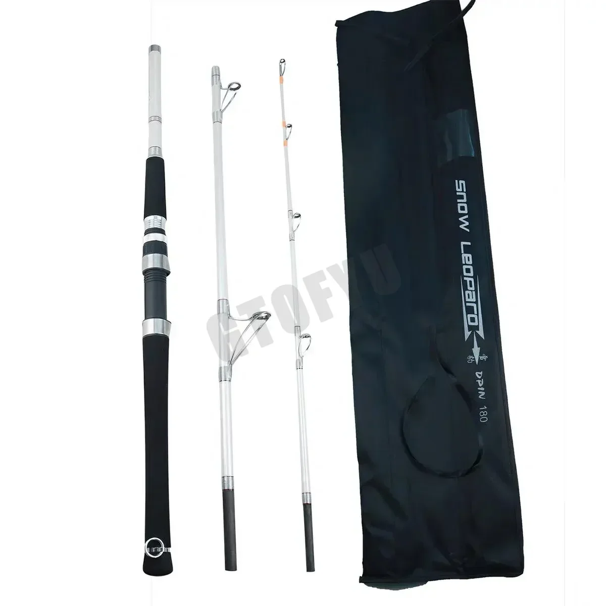 Caña portátil de carbono para spinning y señuelos resistentes - imagen 3