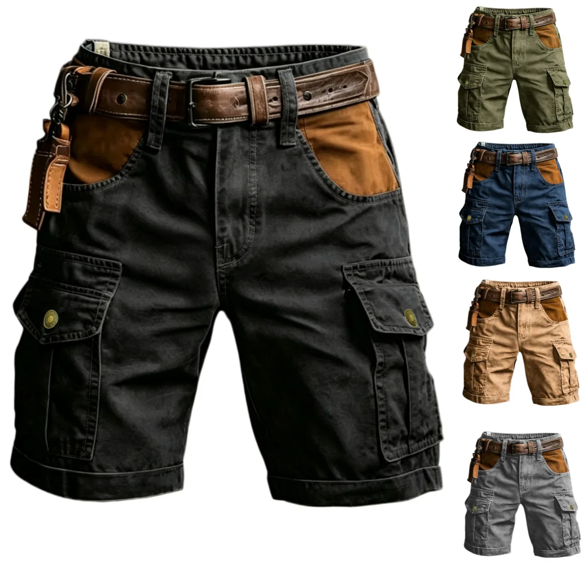 Men’s Cotton Cargo Shorts 6