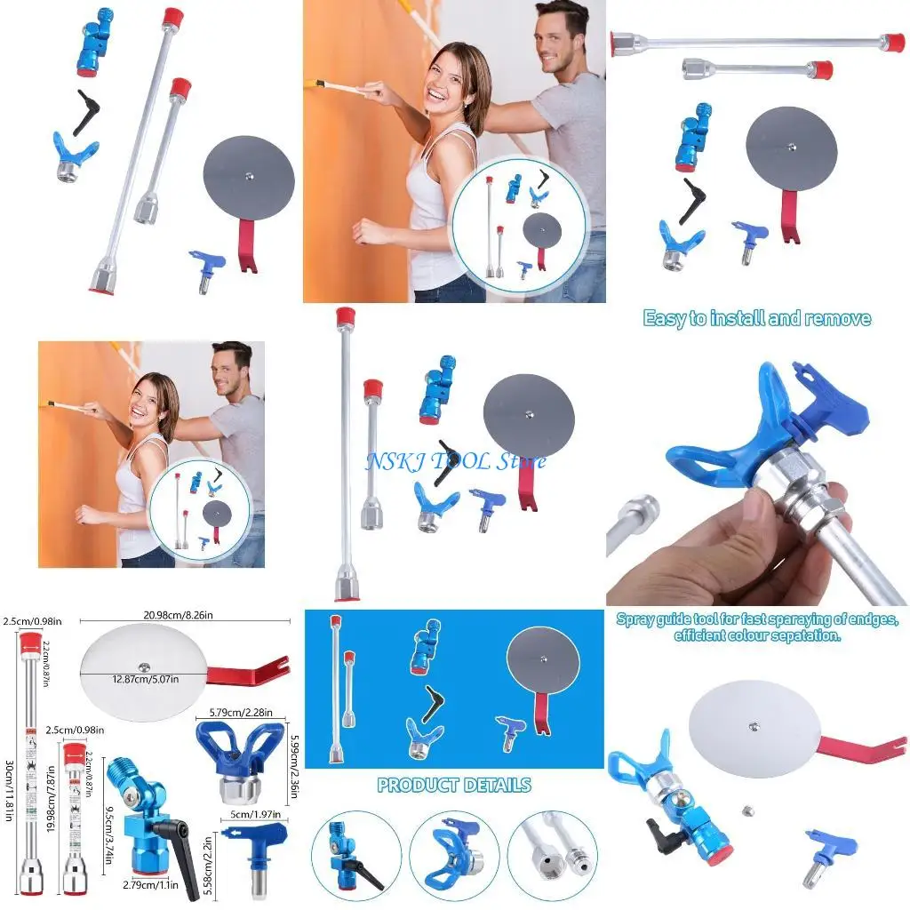 

L8RC Guide Accessory Tool Airless Guide Tool AntiSplash Baffle Enduring