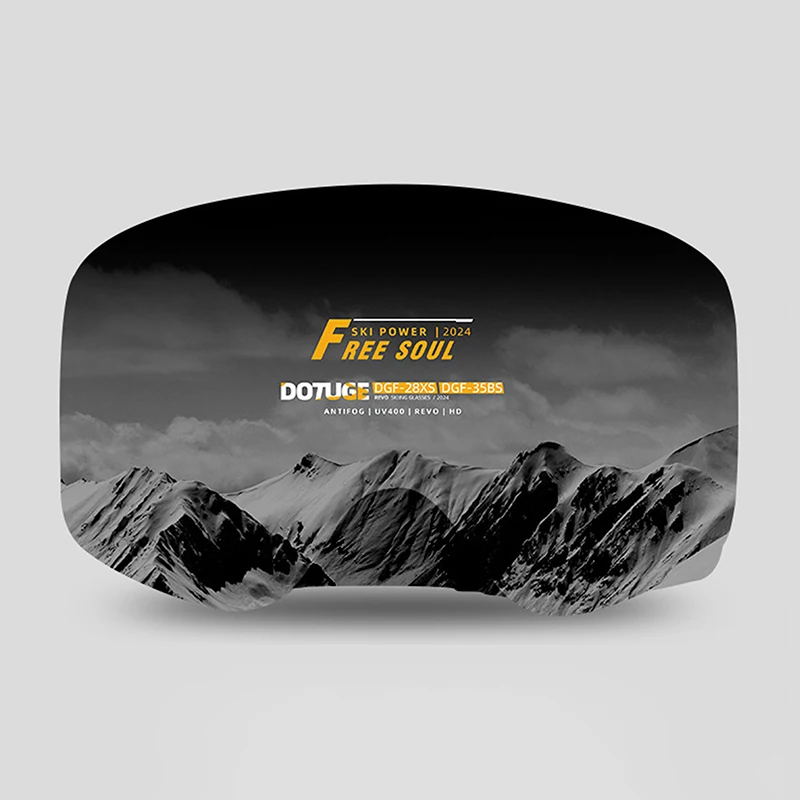 

Winter Eyewear Scratch-Resistant Cover, Elastic Ski Goggle Shield, Snowboarding Glasses Protective Sport Gear.