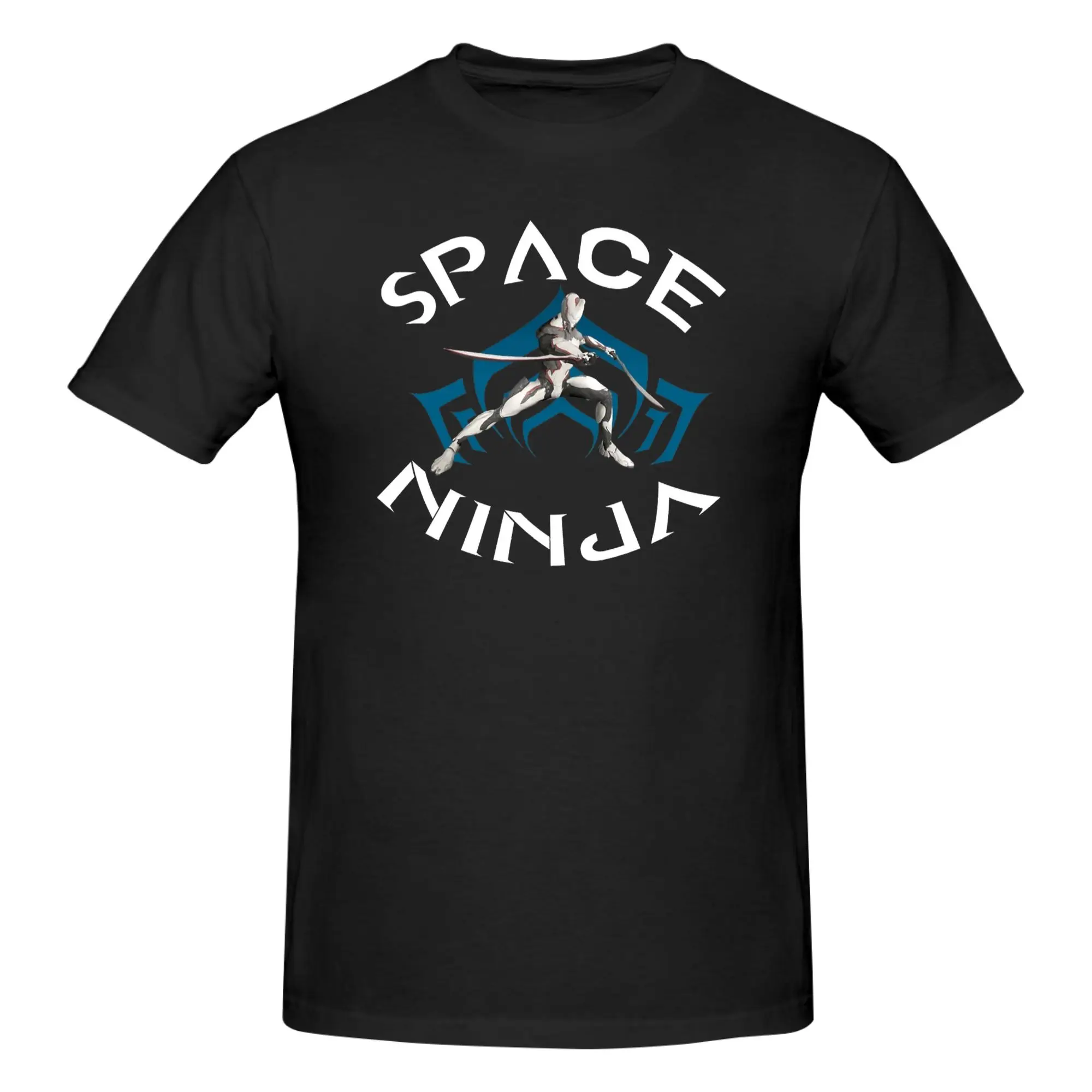 1 Piece Space Nina Excalibur Novelty 100% Cotton T-Shirt War-Frame Sci-Fi TPS Game Tops Tees For Men