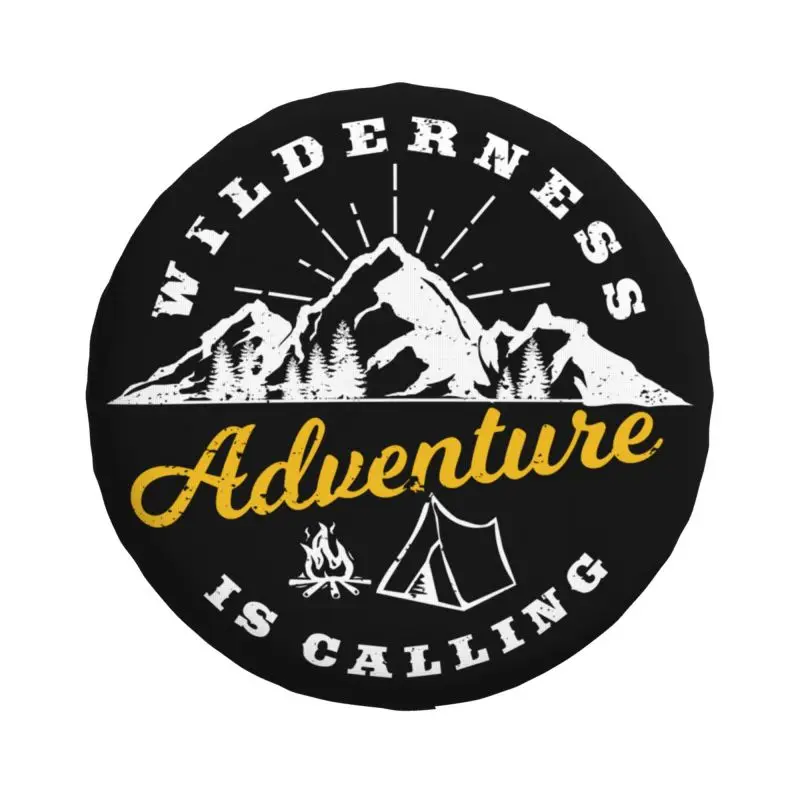 Custom Wilderness Adventure Calling Spare Tire Cover for Honda CRV Explore Camping Travel 4WD 4x4 SUV Car Wheel Protectors