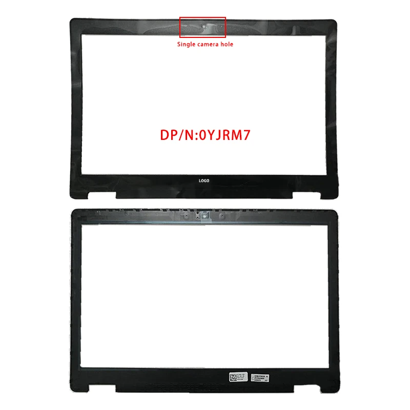 Novo para dell latitude 5580 5590 precisão m3530 m3520; acessórios para laptop replacemen capa traseira lcd/inferior com logotipo 0rv800