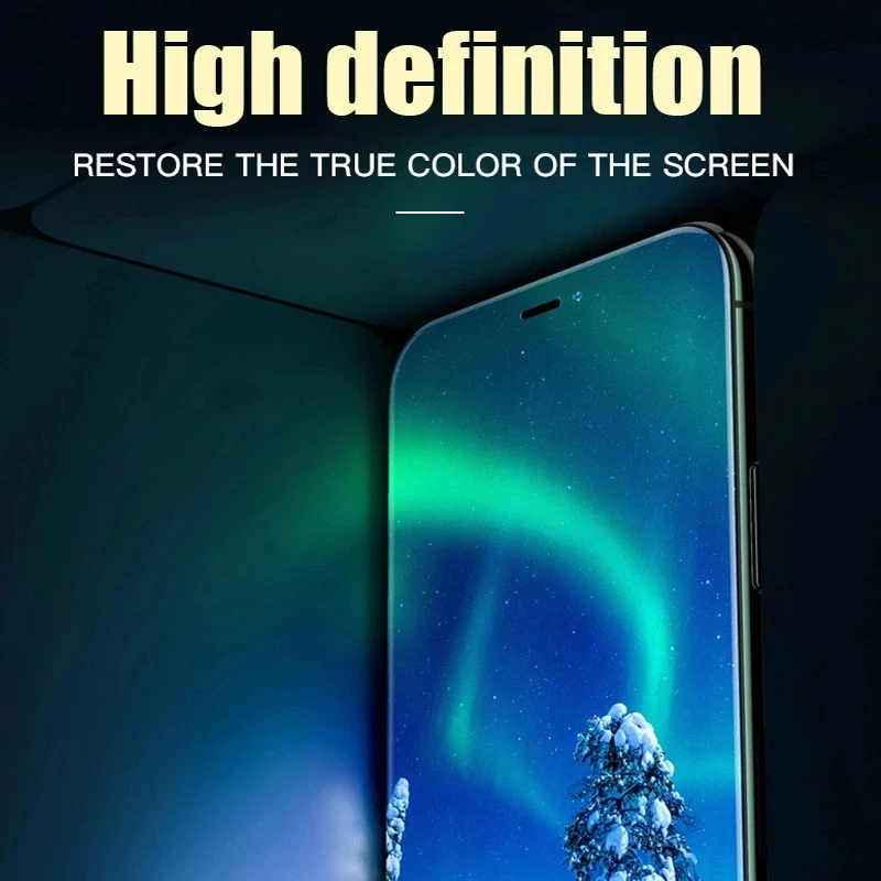3 قطعة من الزجاج المقسى لهاتف آيفون X Xs Xr 12 13 11 Pro Max Mini 7 8 6 6s Plus SE 2020 واقي شاشة