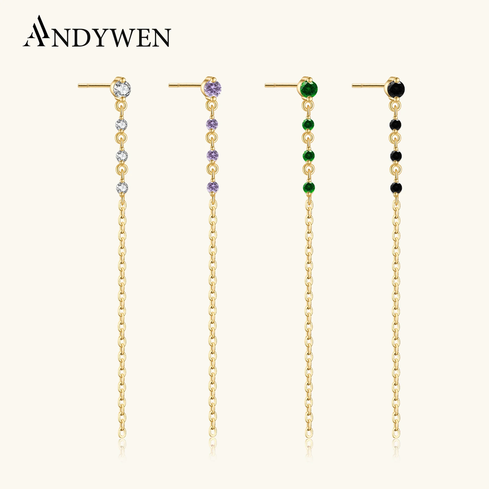 

Женские серьги-капельки из серебра 925 пробы