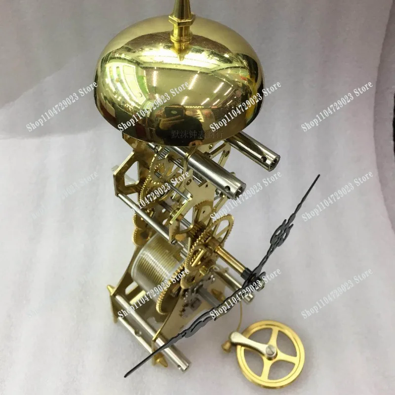 2026 hot-selling mechanical pull rope heavy hammer zipper perspective floor clock all-copper movement perspective clock 106