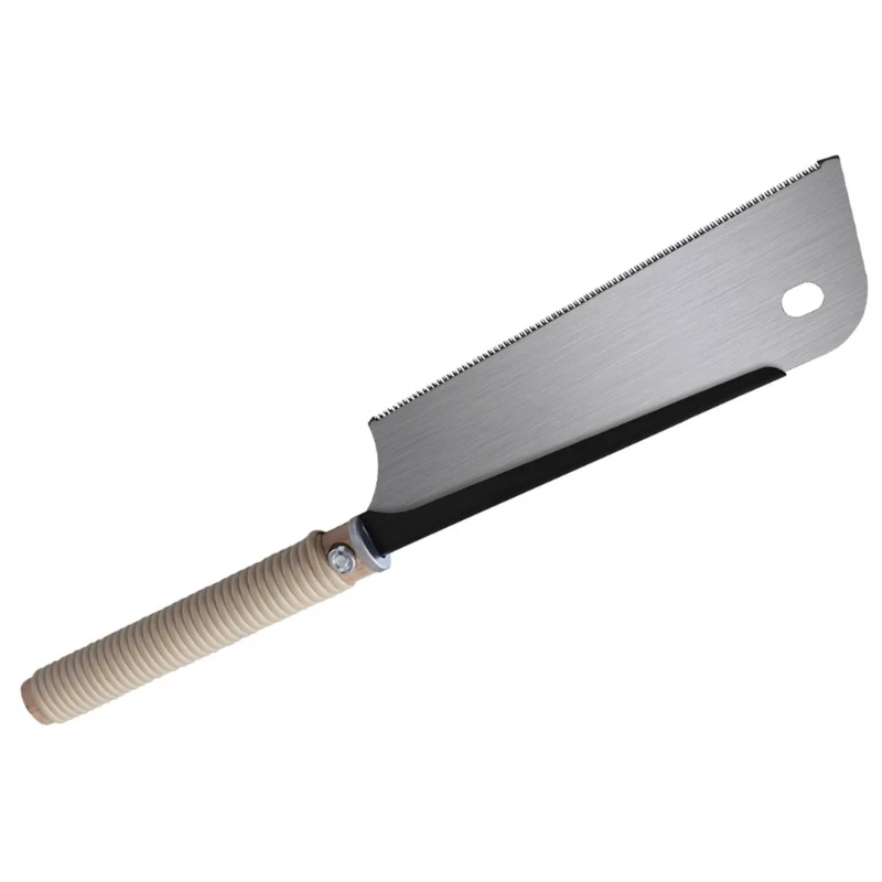 Versatile Hand Saw Japanese Pull Saw Carbon Steel, Ergonomic Handle Comfortable