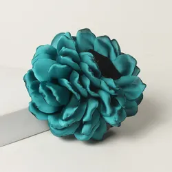 Fabric Rose Flower Hair Claw Clips for Women Girls Cute Hair Clip Barrette Plastic Hair Clamps Hair Accessories