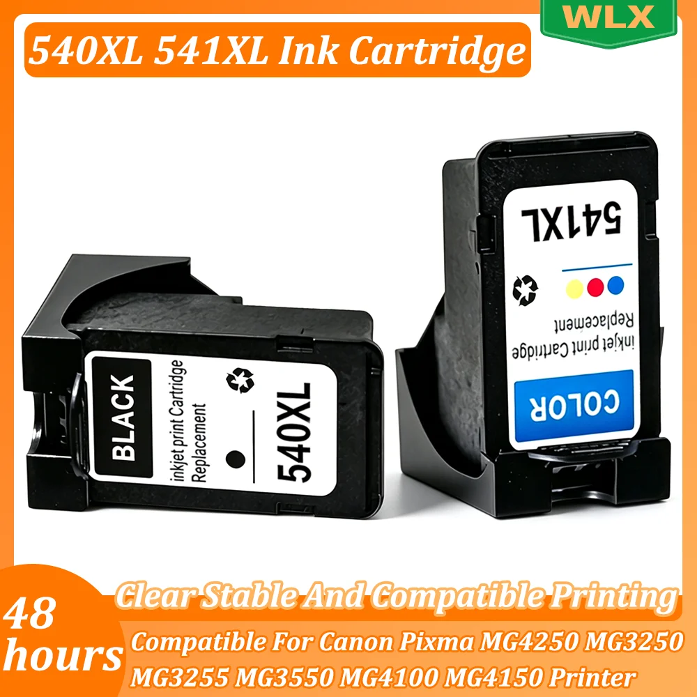 2PCS/1~2SET PG540 CL541 PG-540 CL-541 540XL 541XL Ink Cartridge PG 540 For Canon Pixma MG4250 MG3250 MG3255 MG3550 MG4100 MG4150