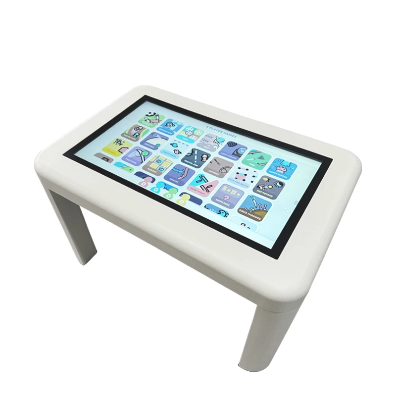 Poling Android 43 Inch All In One Touch Screen Coffee Table Game Interactive Capacitive Touch Screen Table For Kid