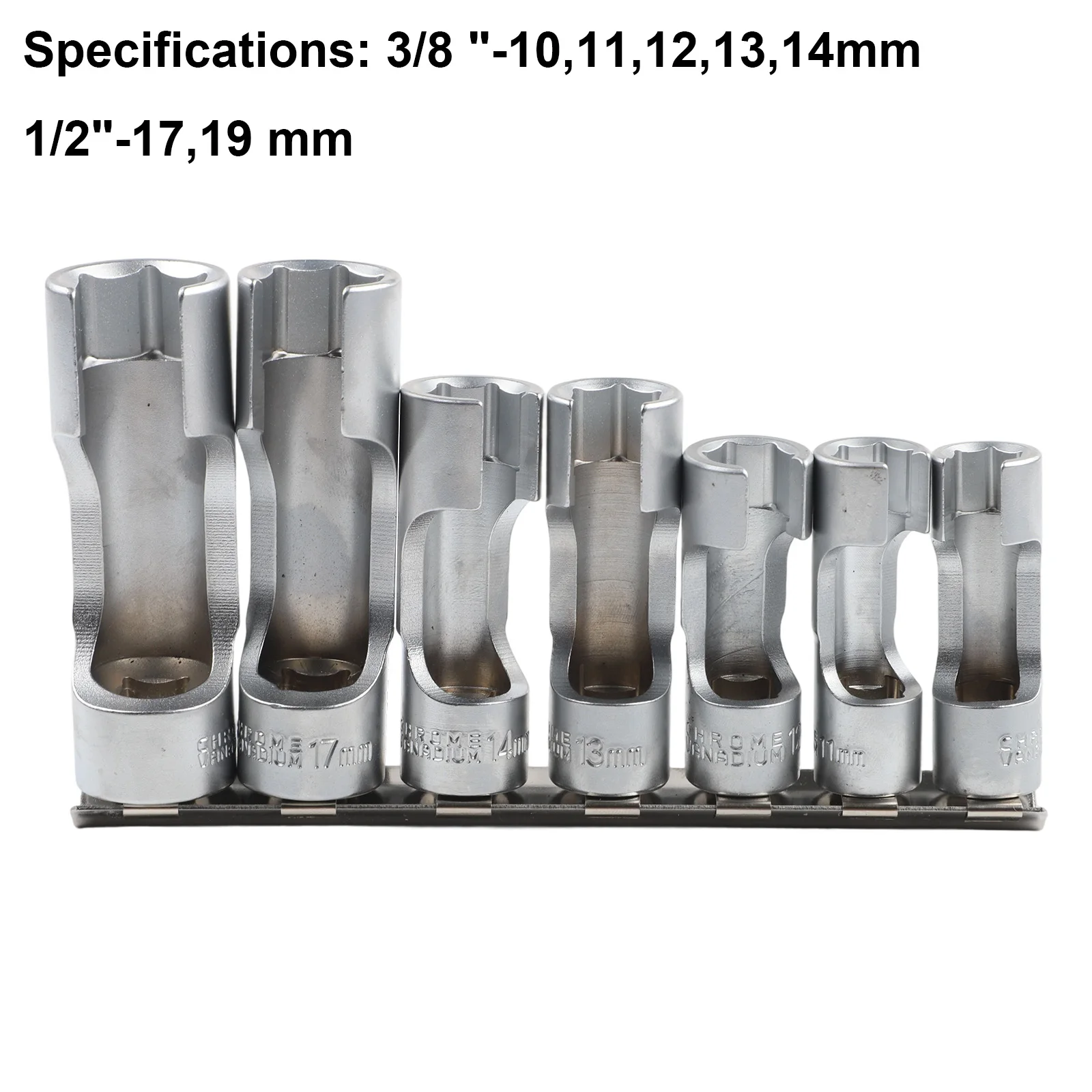 

Hot New Socket Wrenches 10mm To 19mm 7pcs Replacement Set Socket Wrench Spare Parts Brand New Diesel Equipment