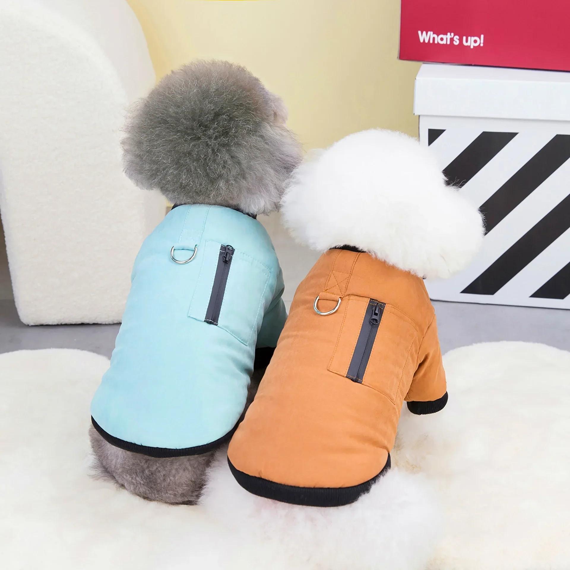 

Pet Dogs Clothes Winter Cotton Dogs Vest Coats Plus Warm For Small Medium Dog Clothing Puppy French Bulldog Chihuahua Perro