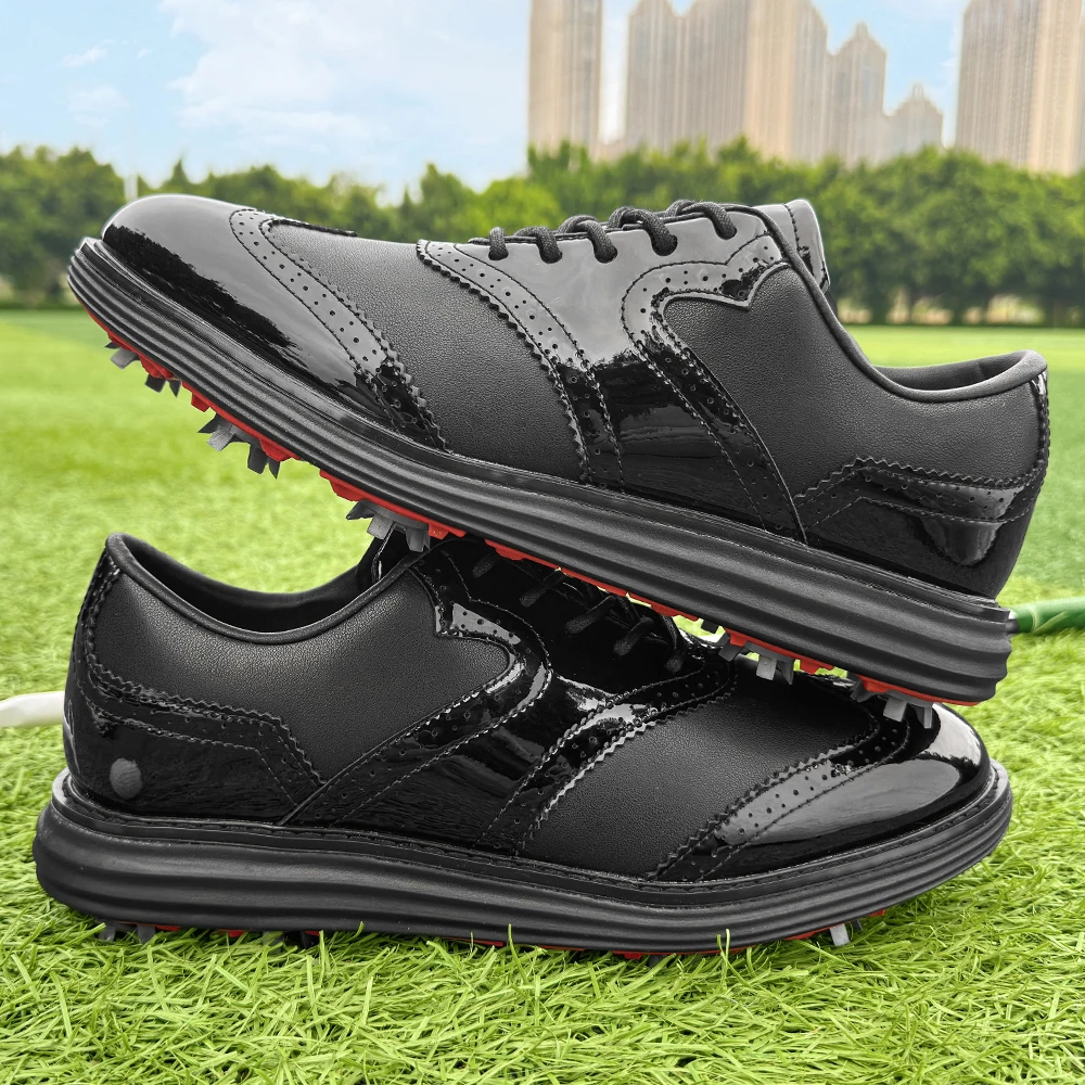 Golf Shoes for Men Anti-slip Spiked Sole Comfortable Breathable Golf Sneakers Outdoor Sports Golf Footwear for Golfer 39-48 - view 6
