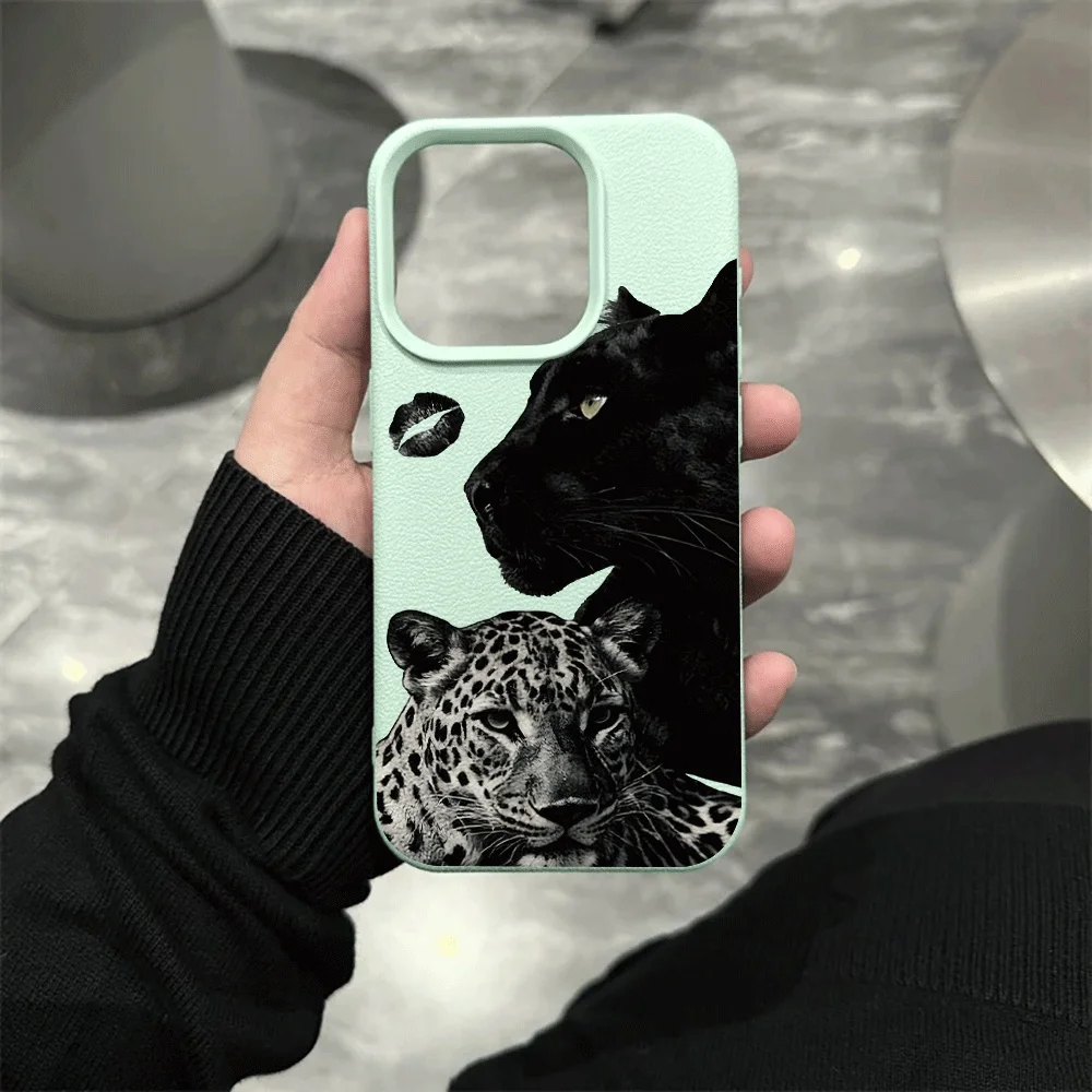Hochwertige Black Panther Handyhülle für iPhone 17 16 15 14 13 12 11 Pro Max 16 15 14 Plus 17 16 15 Pro 17Air Silikon-Matt-Cover – Detail 10