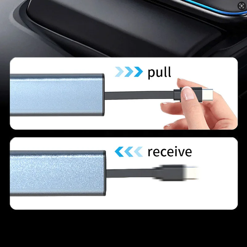 سيارة بلوتوث 5.3 FM الارسال USB PD المزدوج نوع C كابل شحن سريع مهايئ شاحن سيارة يدوي دعوة راديو السيارة FM المغير