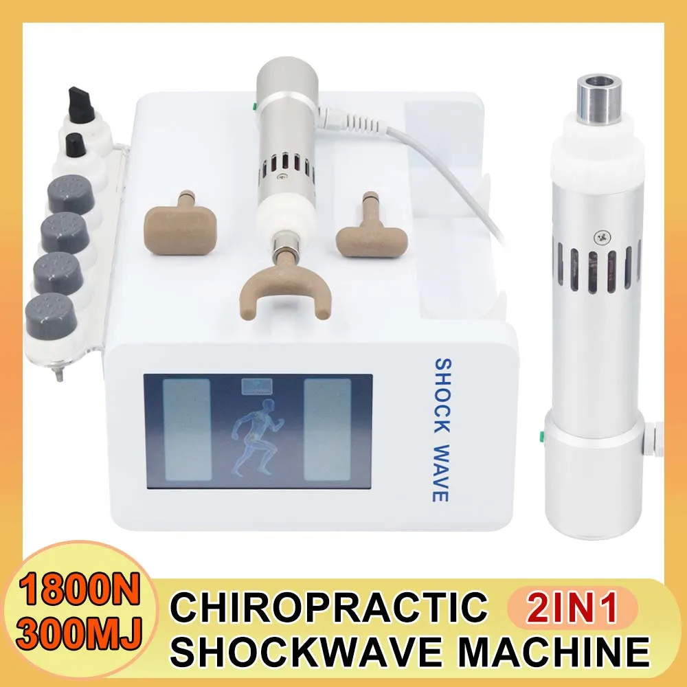 

1800N Shockwave Therapy Machine ED Treatment for Pain Relief Joint Pain Treat Arthritis Tendonitis Shockwave Device 300MJ