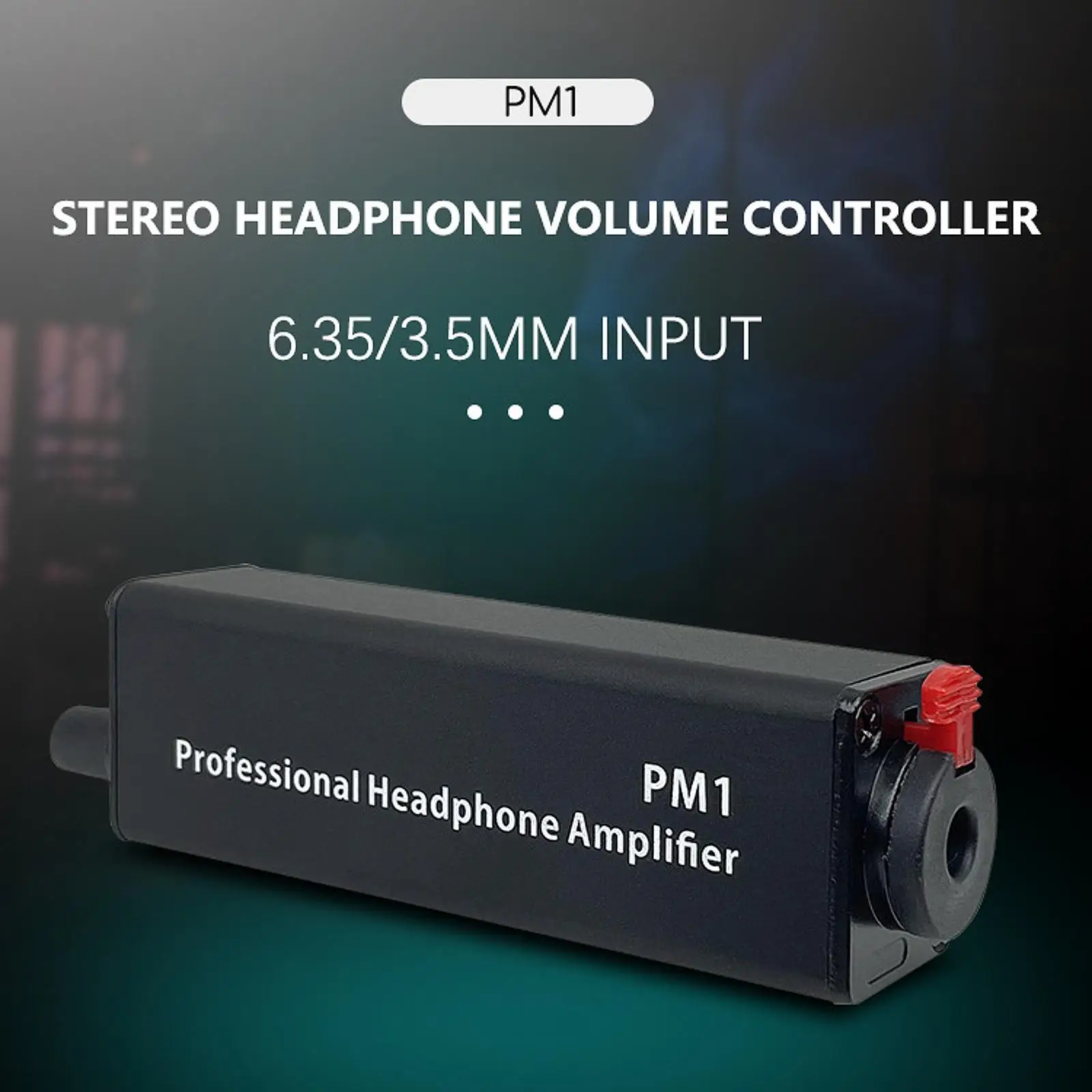 

Headphone Volume Amplifier Audio Volume Control Headphones Volume Control Portable 3.5mm Output for Studios Stage Performance
