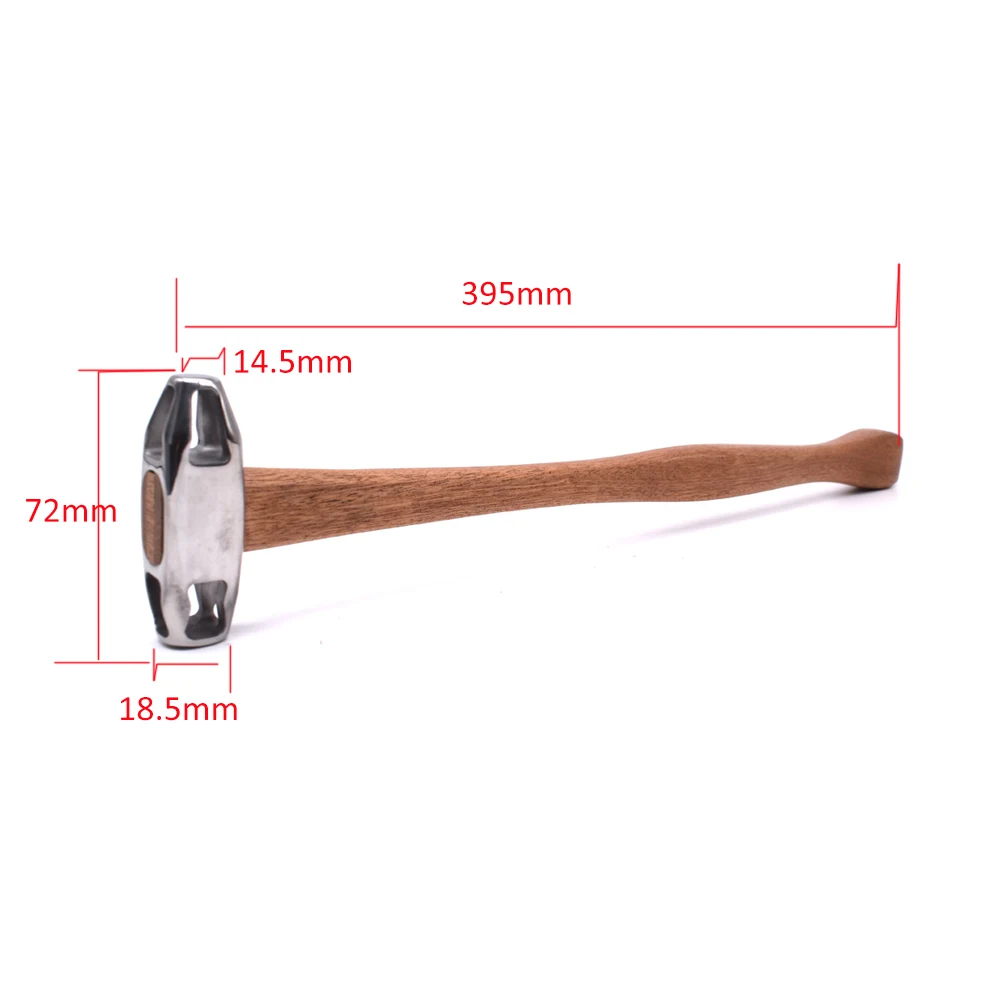 Stainless Steel Hollow Hammer Head Beech Handle Pdr Hammer For Car Dent Repair 3