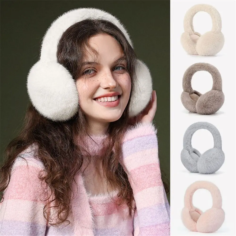 Winter Ear Muffs Women Men Soft Earmuffs Cute Ear Covers Cold Weather Fluffy Ear Warmers Headband Winter Accessories