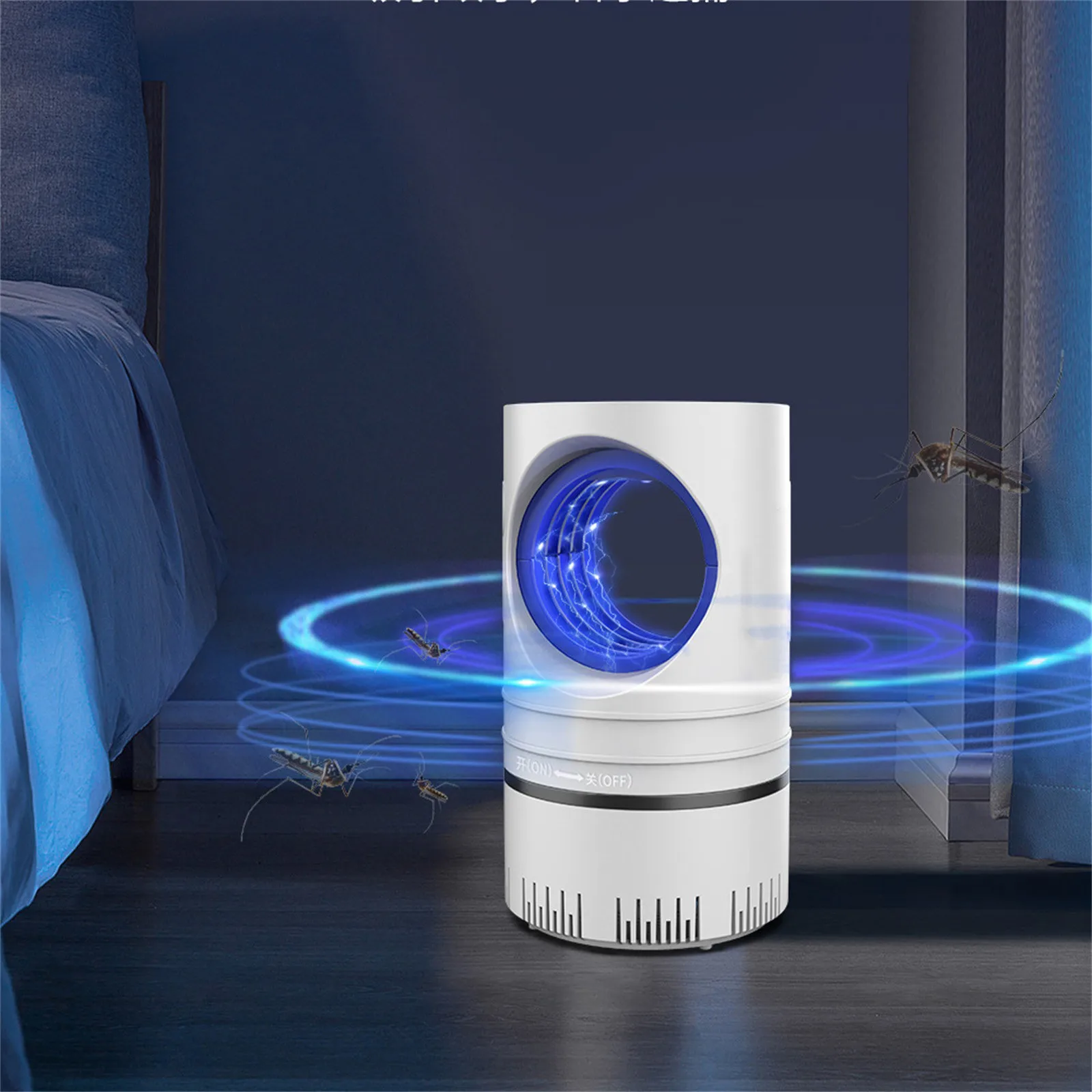 Lámparas antimosquitos de alta calidad Led portátil 360 °   Lámpara antimosquitos para interiores y exteriores USB Zapper, para uso doméstico en interiores y exteriores