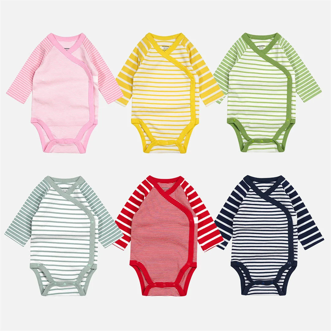 

Newborn Designer Baby Girls Boy Long Sleeve Onesie Bodysuit Costume Boutique Striped Toddler Romper Ropa Bebes Jumpsuit Clothes