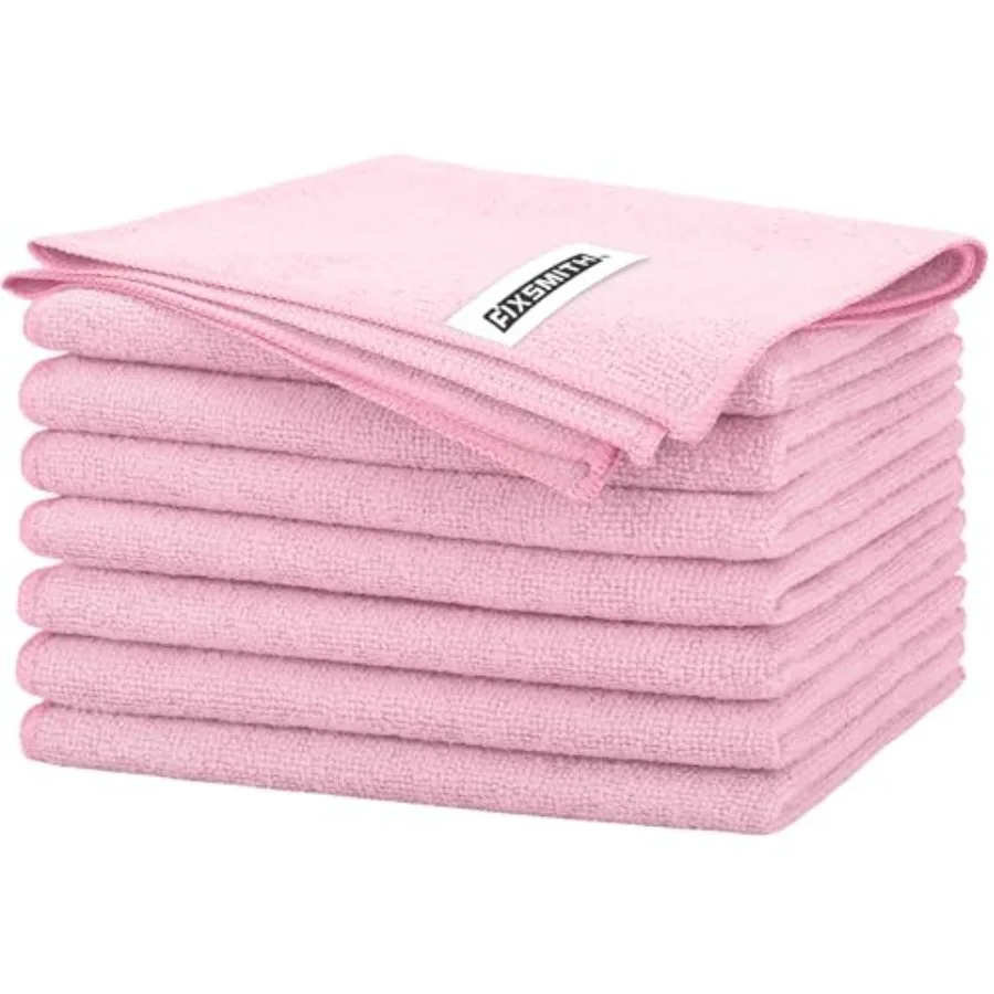 

Microfiber Cleaning Cloth -Pack of 8, Highly Absorbent Cleaning Rags, 16"X12" All Purpose Cleaning Towels for Housekeeping, Kit