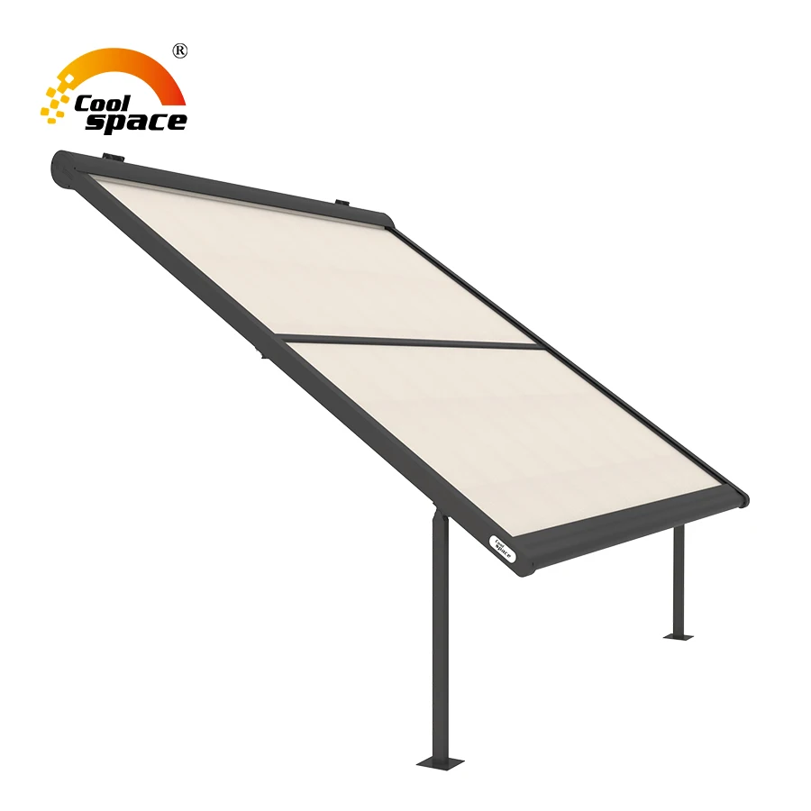 

Наружный алюминиевый каркас на крышу, солнцезащитный козырек, просвет, затенение, акриловый парус, электрический, для использования в помещении, с датчиком, горизонтальный, электронный