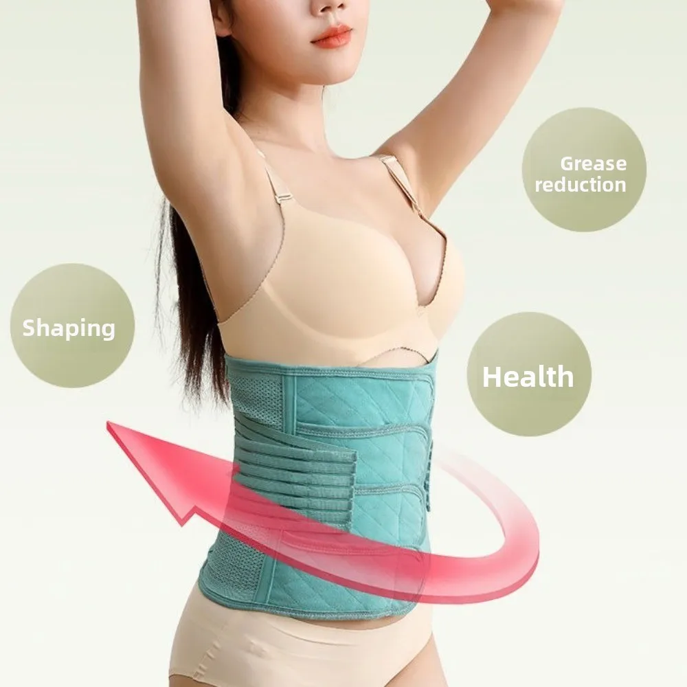 Nahtlose Postpartale Body Shaper Bauch-steuer Einfarbig Frauen Gürtel Gürtel Bauch Vertrags Elastische Taille Trainer Weibliche