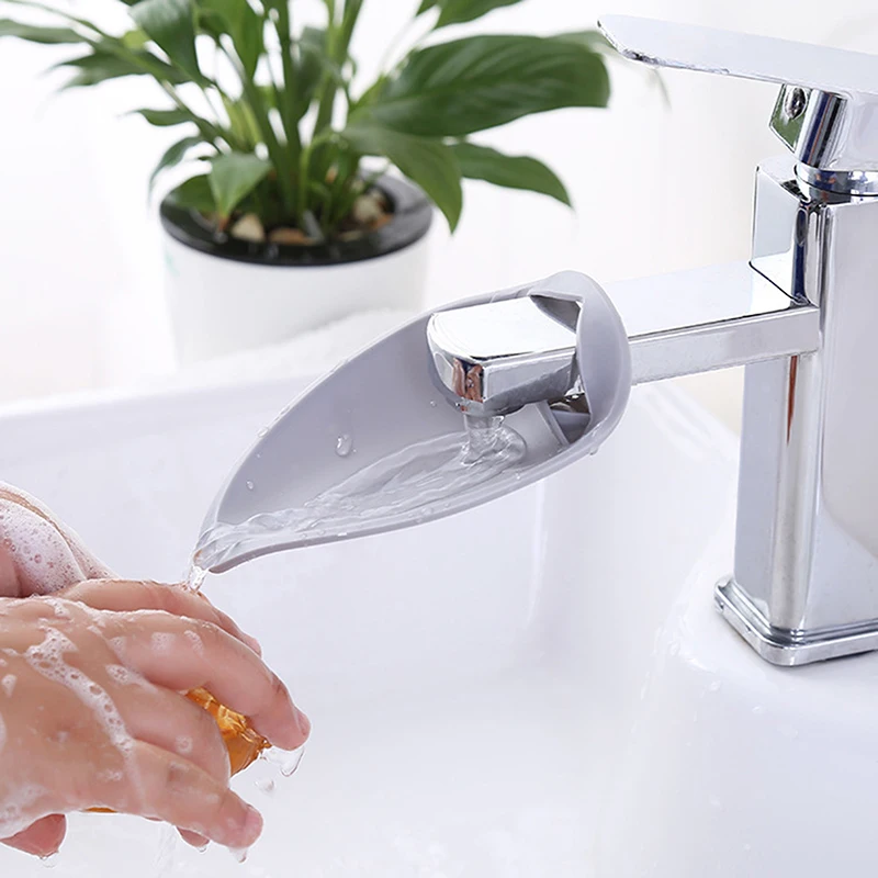 Prolunga per il lavaggio delle mani Aiuto per il lavaggio delle mani dei bambini Guida per il rubinetto della cucina Prolunga per lavello a prova di spruzzi