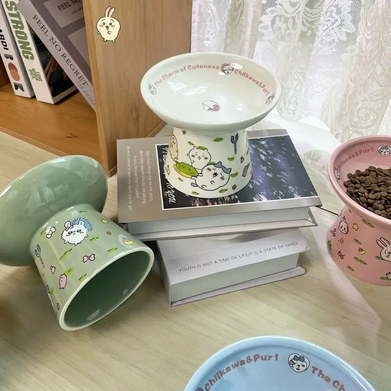 

Chiikawa Usagi High Feet Ceramic Dishes Cute Good Looks Cartoon Gift Fashion Send To Friends Hot Selling Wholesale Anime2026 New