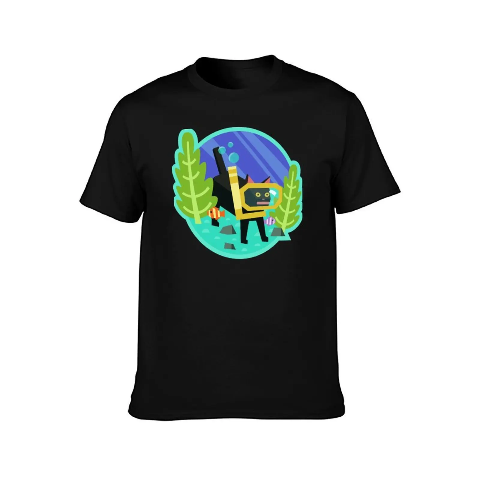 Katamari Damacy Scuba Cat T-Shirt t shirts for man pack cotton T-Shirt