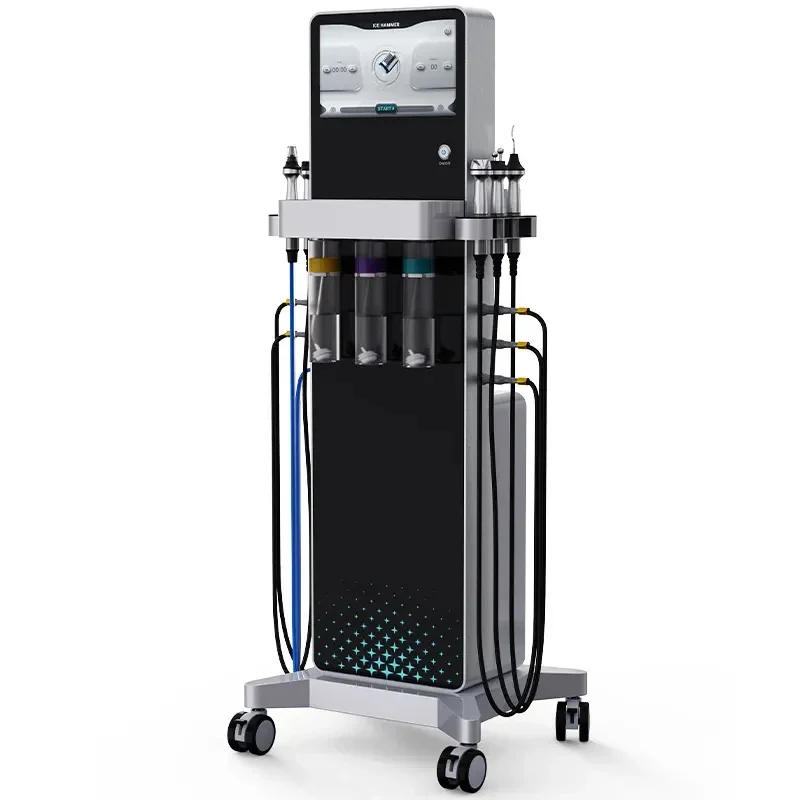 AYLIFFE 6-in-1 Koreaanse Gezichtshuidverjonging Tool Diepe Reiniging Hydrodermabrasie Ultrasone Gezichtslifting Schoonheidsverzorging Apparaat