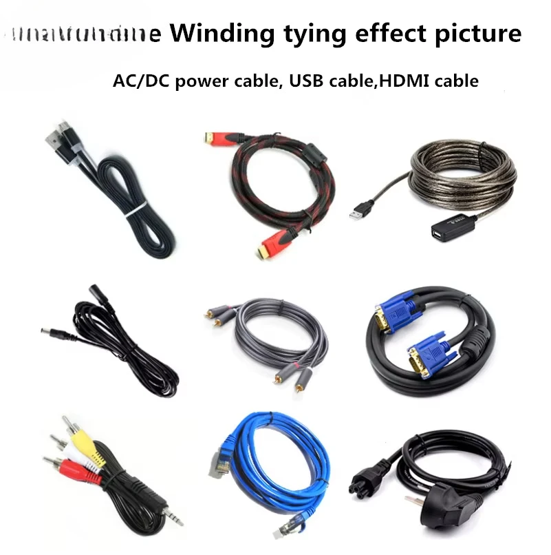 Winding Machine for 8 Shape O Shape Cable Roller  Automatic Power Cable Coil Wire Twisting Tie Tying Machine