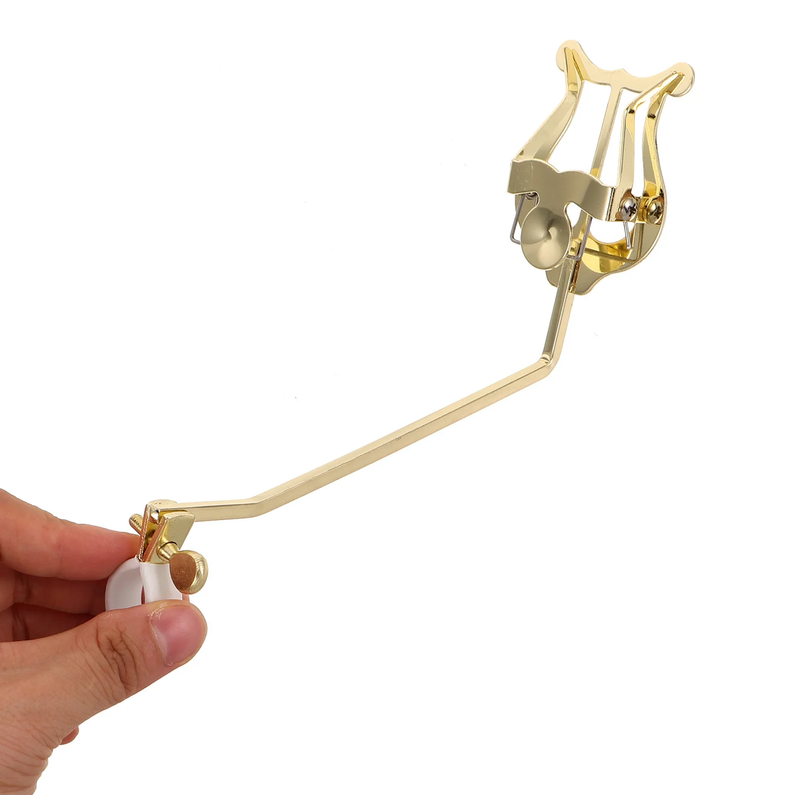 

French Horn Marching Clamp Lyre Sheet Music Clip Holder Stand Beginner Practicing Instrument Accessories Easy Adjust