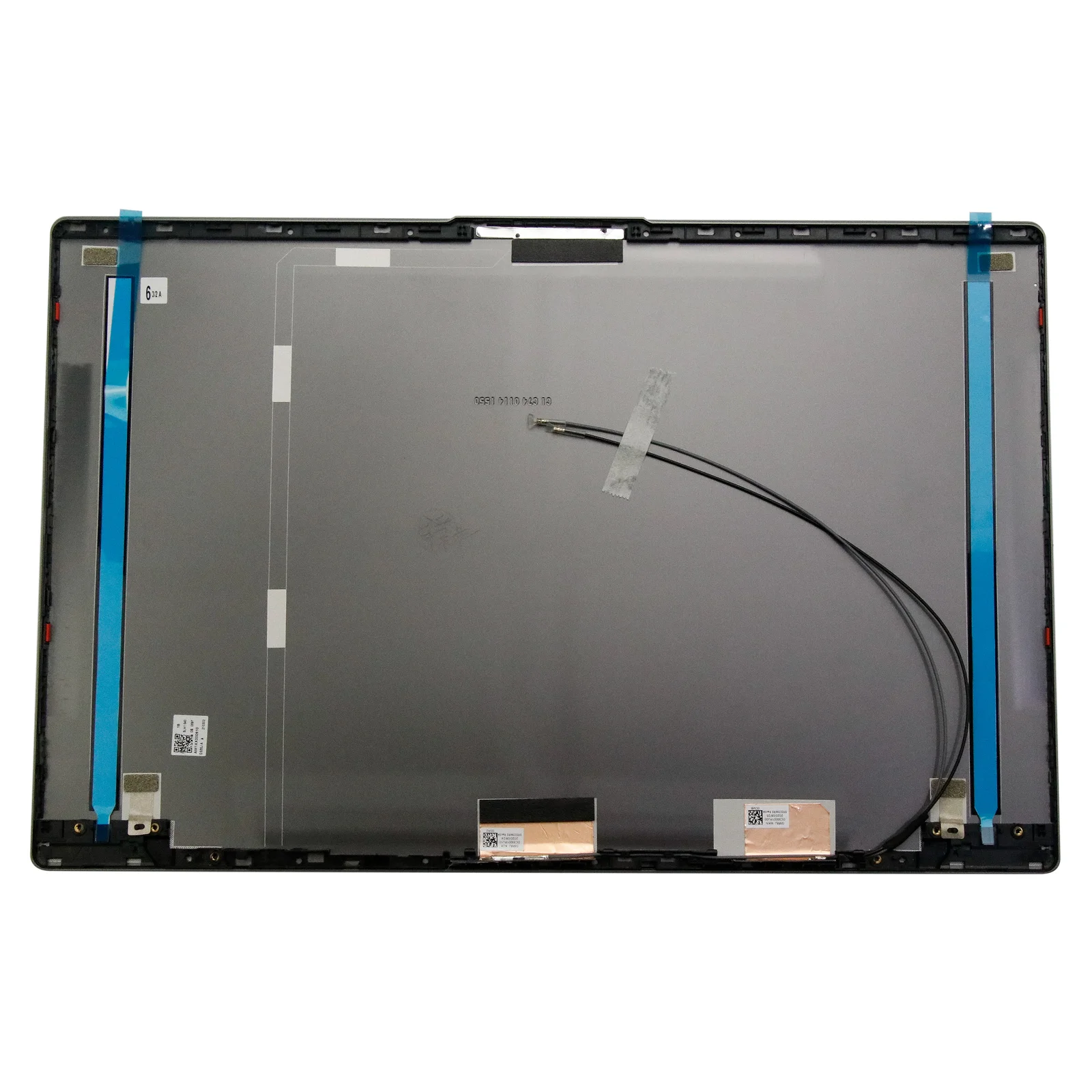 Imagem -04 - Lcd Capa Traseira para Lenovo Ideapad 15iil05 15are05 15itl05 Cinza Tira Azul Claro Am1xx000910 Am1k7000300 Novo