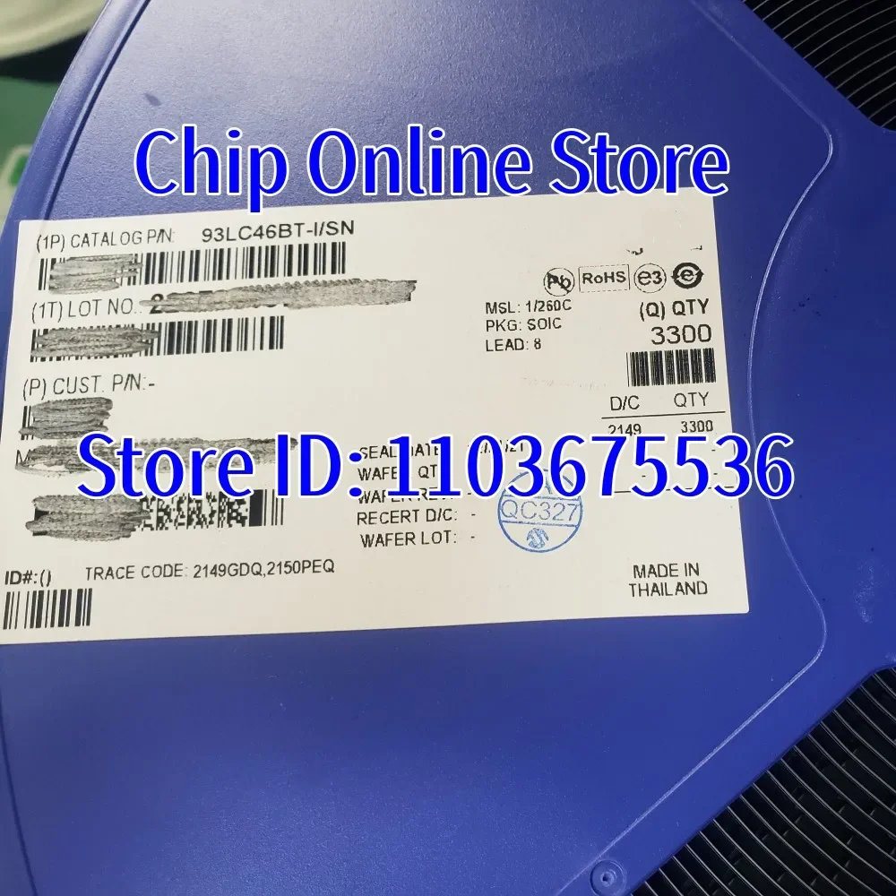 1~100Pcs 93LC46B-I/…