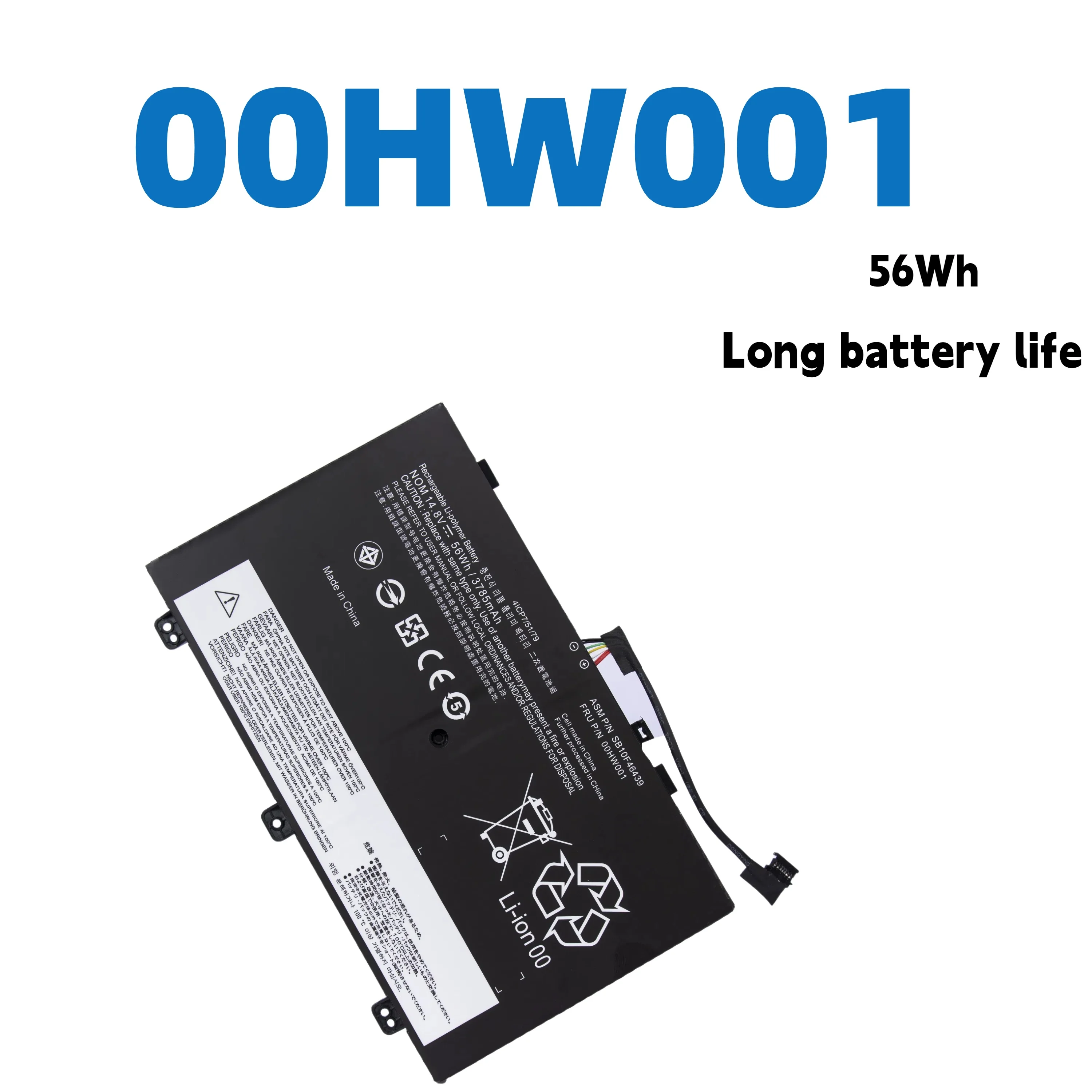 

AUSSY 00HW001 00HW000 SB10F46438 SB10F46439 Аккумулятор для ноутбука ThinkPad S3 Yoga 14 Series Notebook