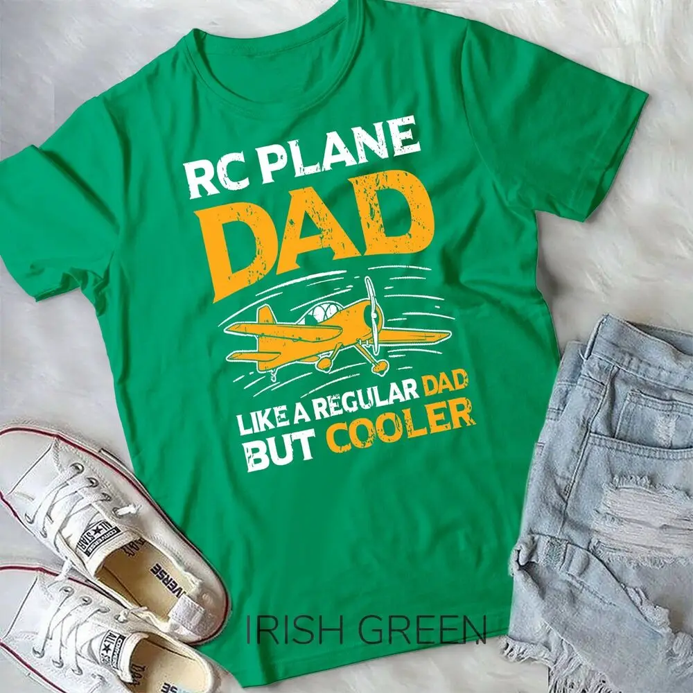 Mens RC Pilot Dad Model Airplane Pilot Model Flight RC Airplane Unisex T-shirt