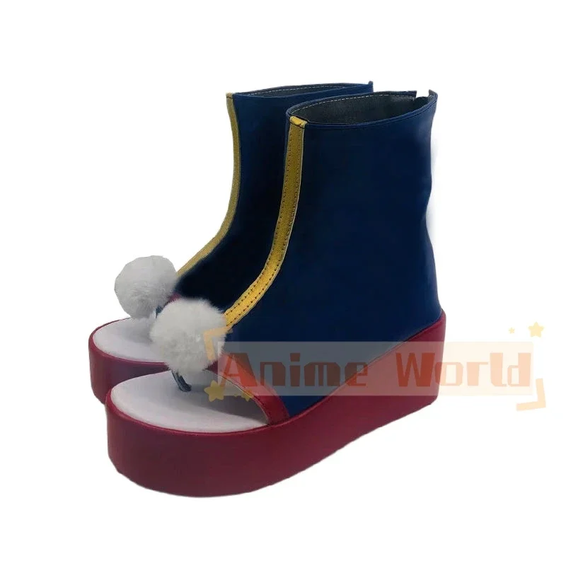 Hololive virtuel YouTuber Nakiri Ayame cinquième Costume Cosplay chaussures Halloween carnaval bottes sur mesure