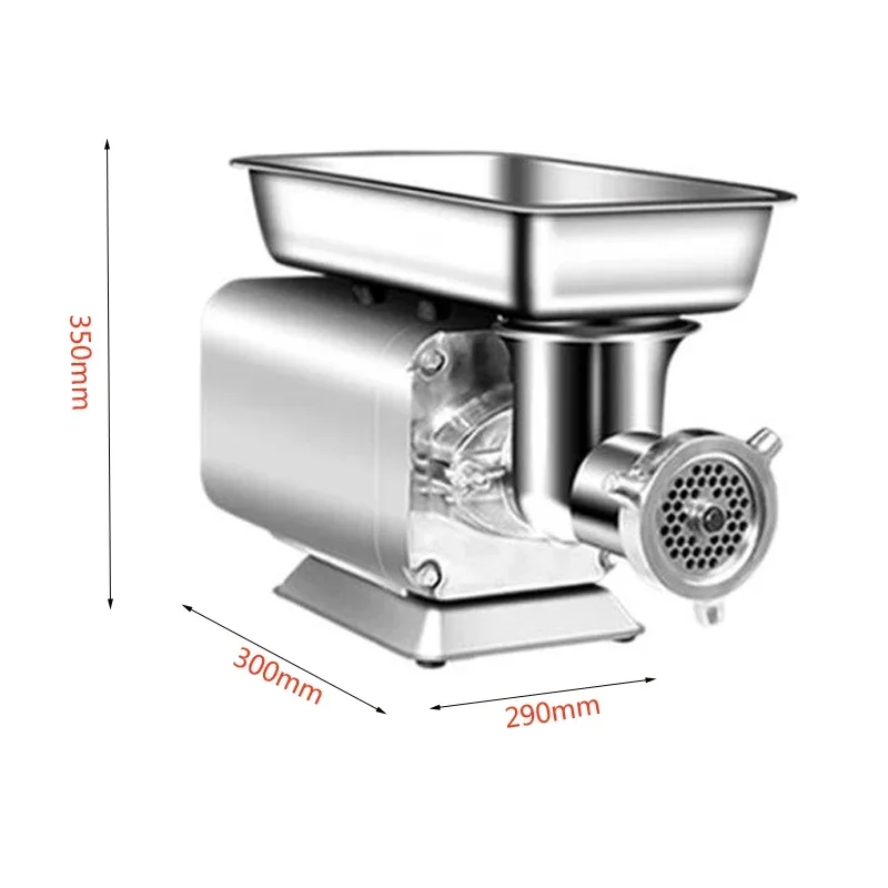 High Power Home Electric Meat Mincer Grinder Price 220V Sausage Stuffer Filler Food Grinding Machine for sale 1100W