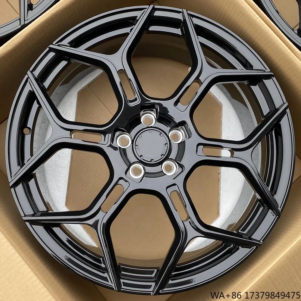 

Прямые продажи с фабрики 6061-T6, колеса из алюминиевого сплава, кованые специальные 20-дюймовые глянцевые черные автомобильные колеса