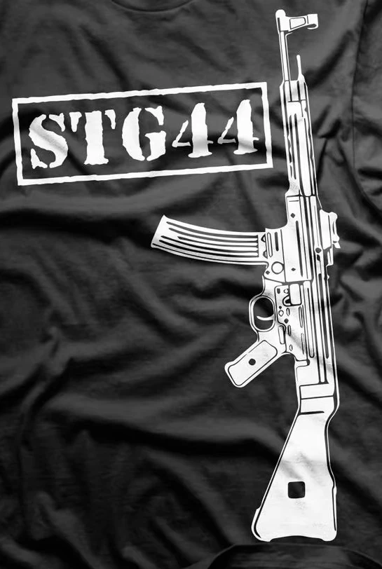 

Wehrmacht Sturmgewehr STG 44 WWII German StG44 Assault Rifle T Shirt. Short Sleeve 100% Cotton Casual T-shirts Loose Top S-3XL