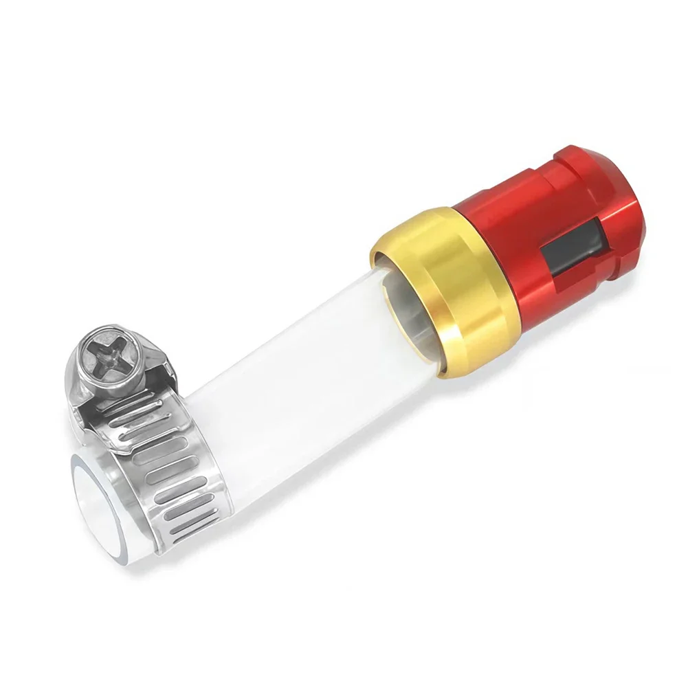 Motorcycle Air Filter Drain Pipe With Silicone Tube And Aluminum Alloy Head Providing Effective Air Flow And Pressure Relief