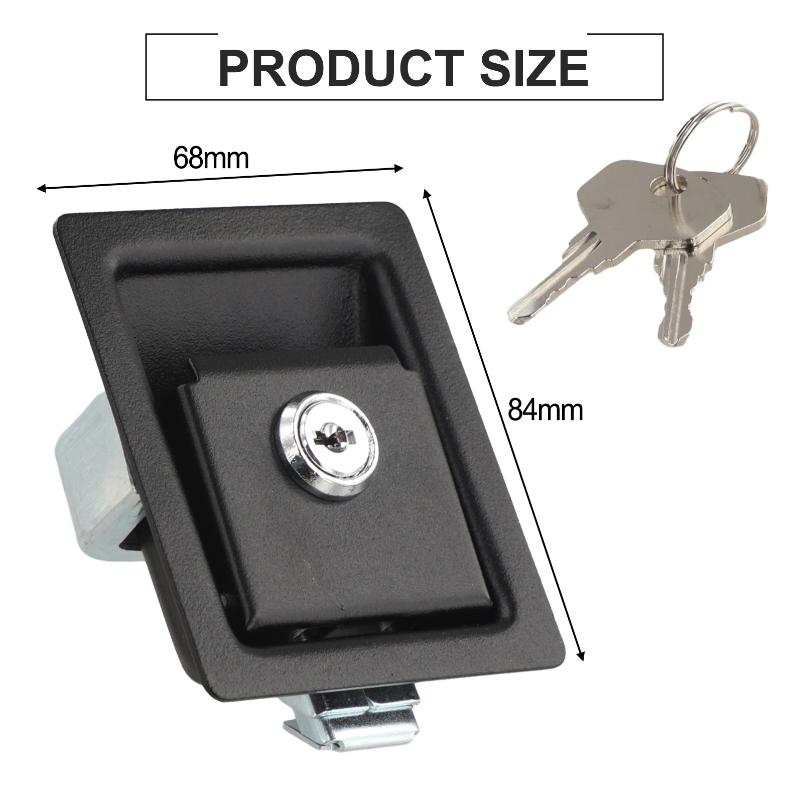 1 قطعة اليخوت البحرية RV اكسسوارات Rv سيارة مجداف دخول قفل الباب مزلاج مقبض مقبض مقطورة معدات التخييم سحب نوع لوحة قفل الباب #6