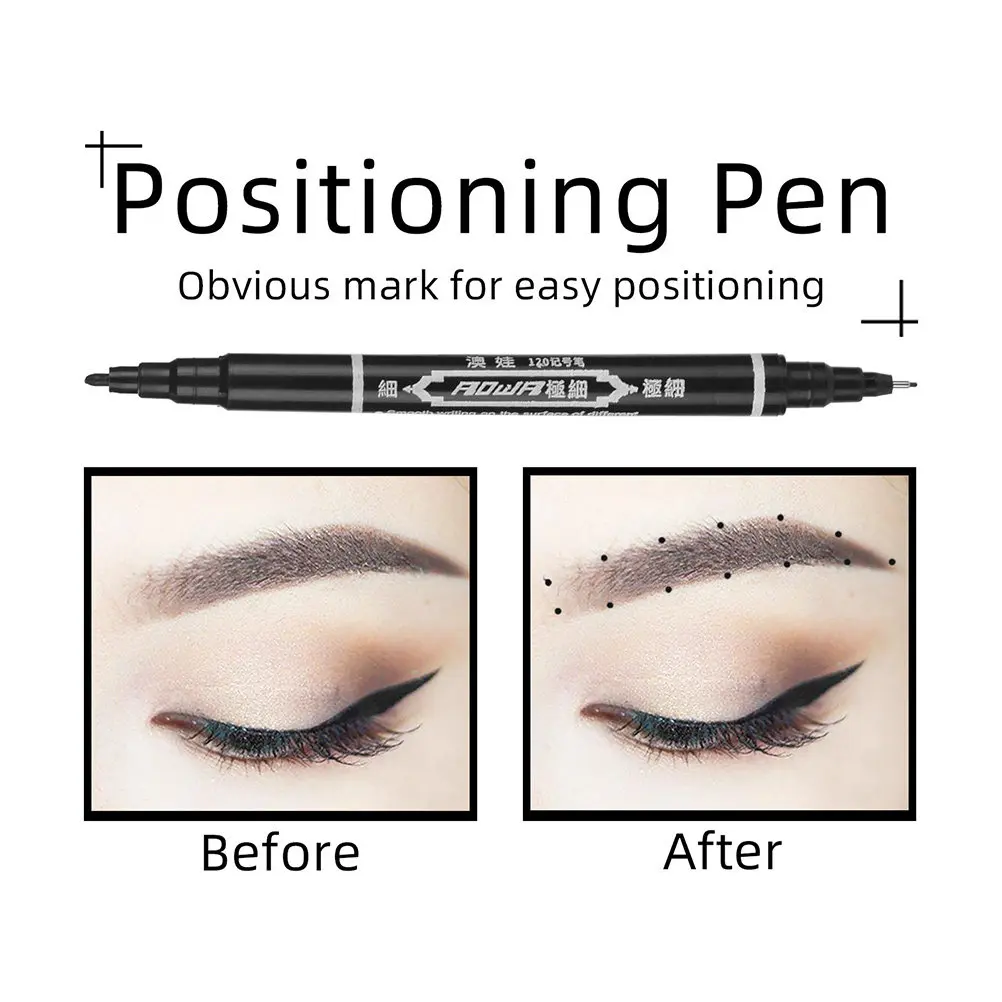 

10Pcs Brow Mapping Pen Tattoo Skin Marker for Surgery Positioning Microblading Tool Portable Professional Salon Use