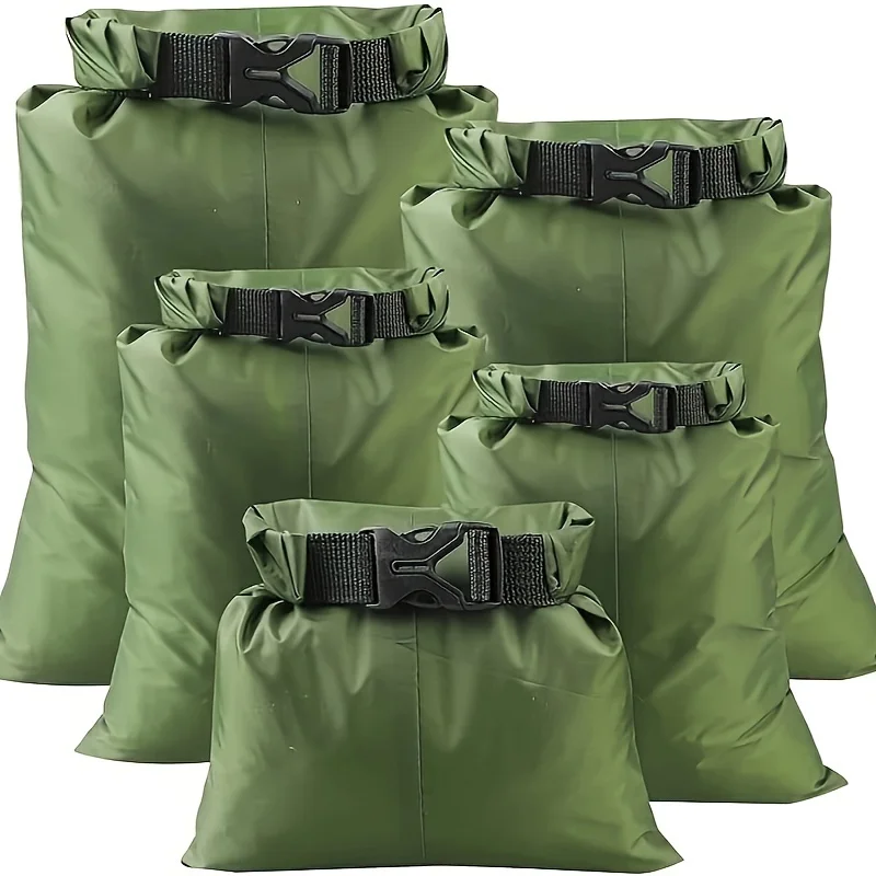 

Lightweight & Large Capacity Ripstop Dry Sacks for Outdoor Hiking, Camping, Fishing & Cycling - Perfect Gear for All Adventures