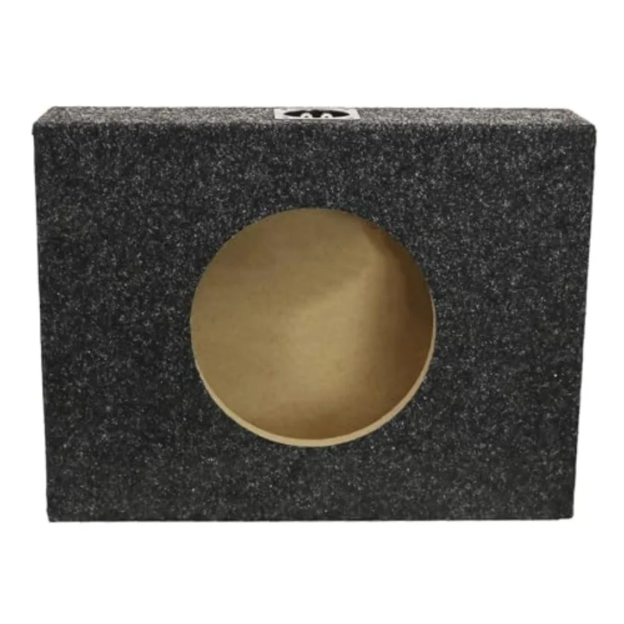 

Pro Audio Tune 10 Shallow Mount Sealed Subwoofer Enclosure for Car Audio MDF Construction, Black Finish, Enhanced Bass Response