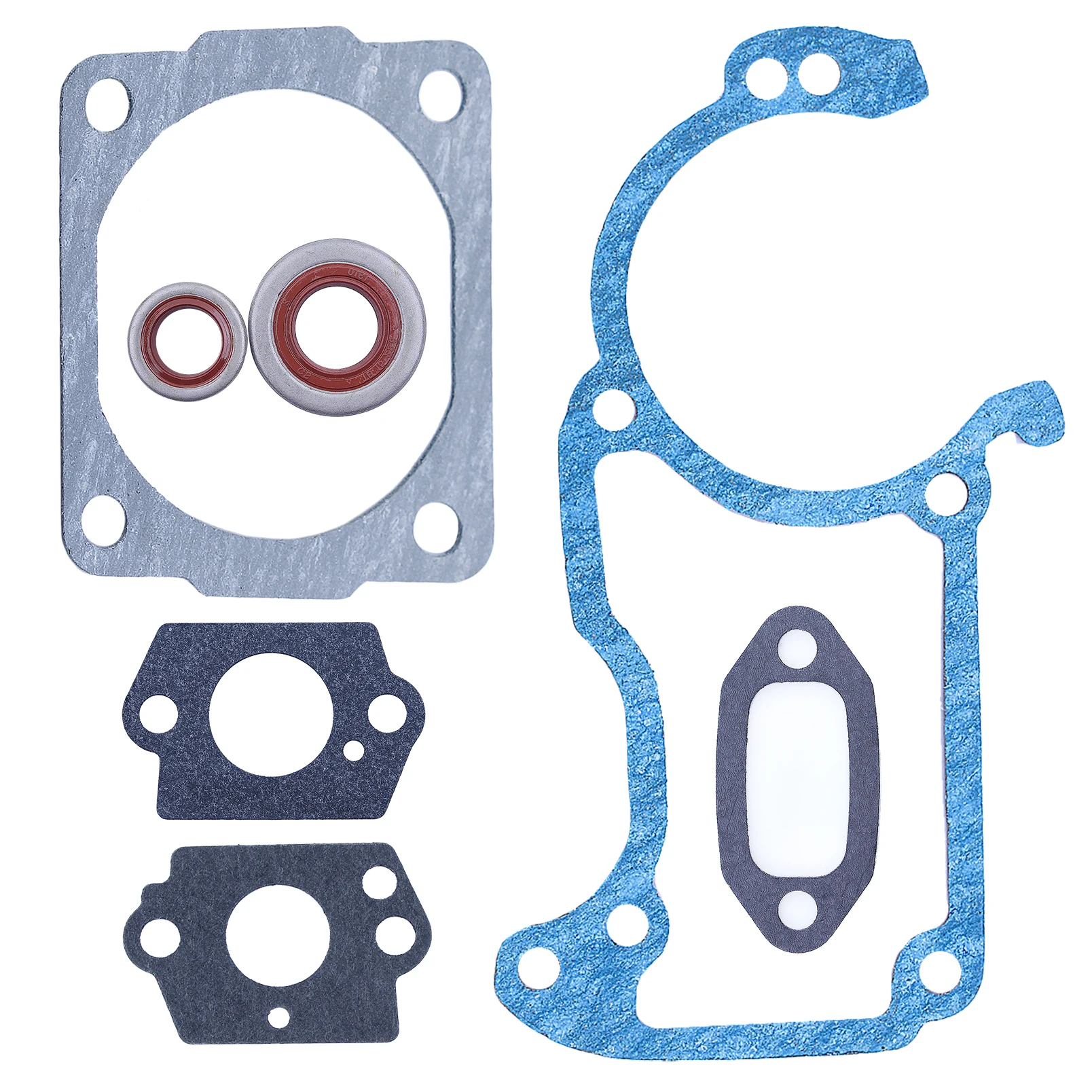 Gasket Set with Oil Seal For Stihl MS240 MS260 024 026 Chainsaws Parts Replace 1121 029 0500